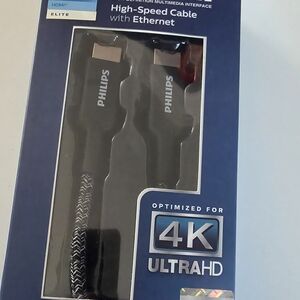 Philips Black and Gold HDMI Cable